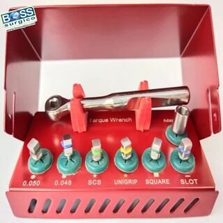 Universal Dental Implant Prosthetic Driver Kits with Box