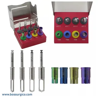 Dental Implant Bone Collector Kit with Drills & Stoppers
