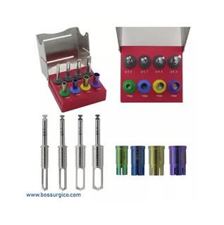 Dental Implant Bone Collector Kit with Drills & Stoppers