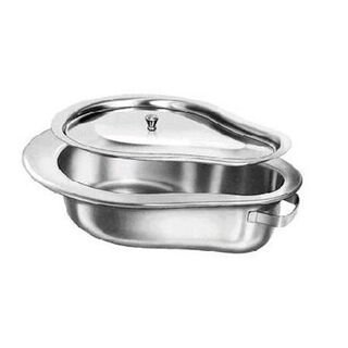 Female Bedpan with Lid | Boss Surgico